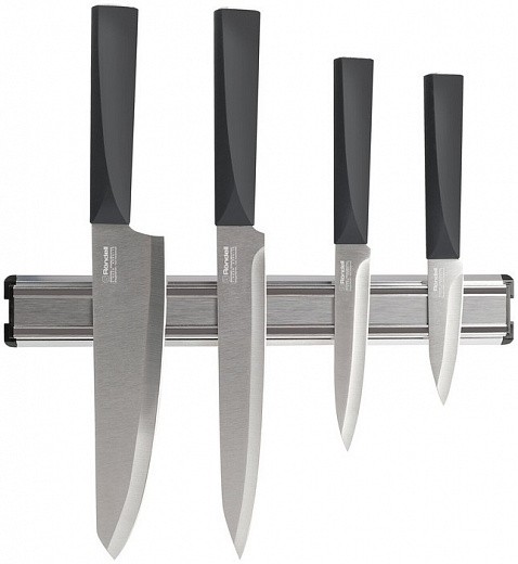Купить Набор Rondell Baselard RD-1160, 4 ножа с держателем, черный