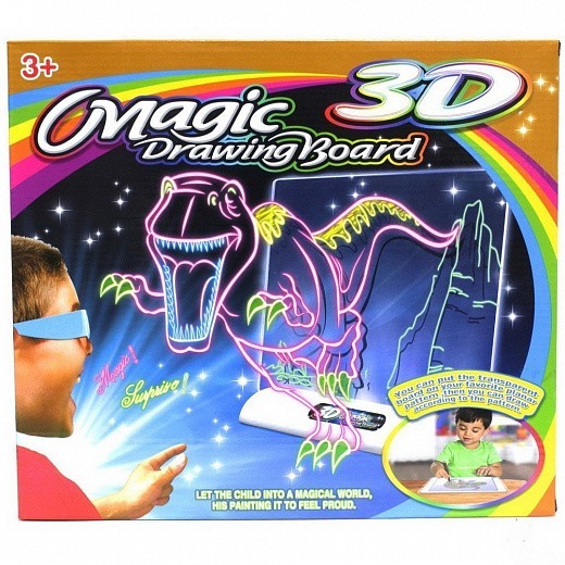 Купить Магическая 3D-доска для рисования Magic Drawing Board