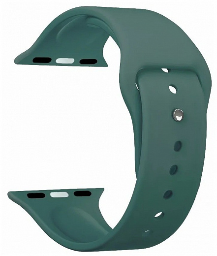 Купить Ремешок Deppa Band Silicone для Apple Watch 38/40 mm, силиконовый, зеленый