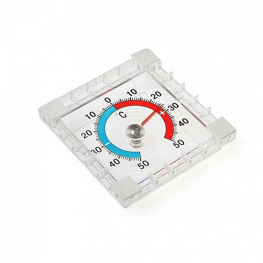 Купить Термометр уличный, механический, квадратный, 8 х 8 см, микс